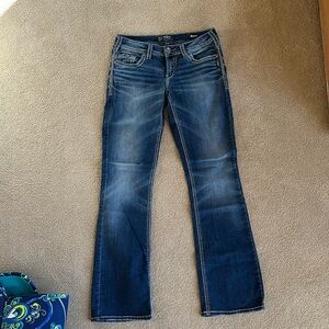 Silver Aiko women’s jeans